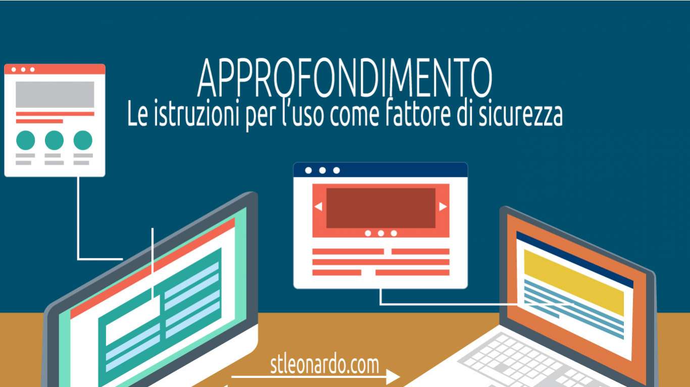 Le istruzioni per l'uso come fattore di sicurezza